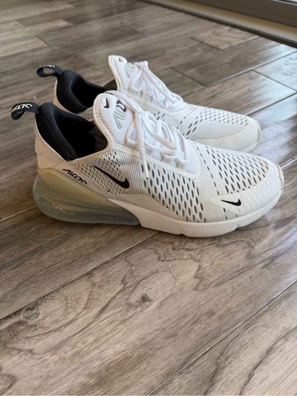 Nike Men’s Air Max 270 Sneakers - White & Black